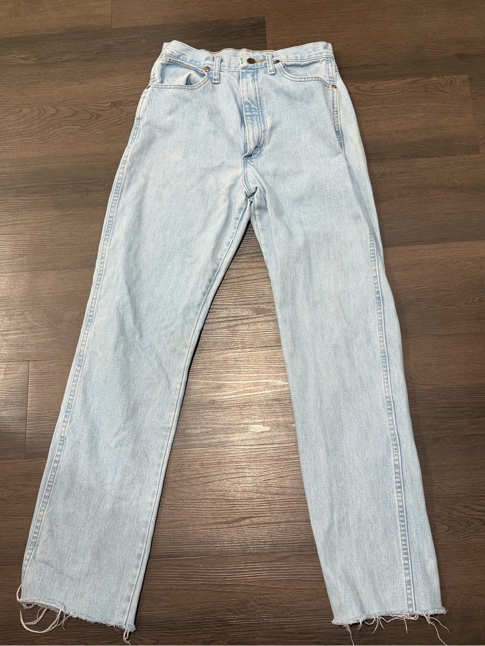 Women’s 11x38 Light Blue Straight-Leg Jeans